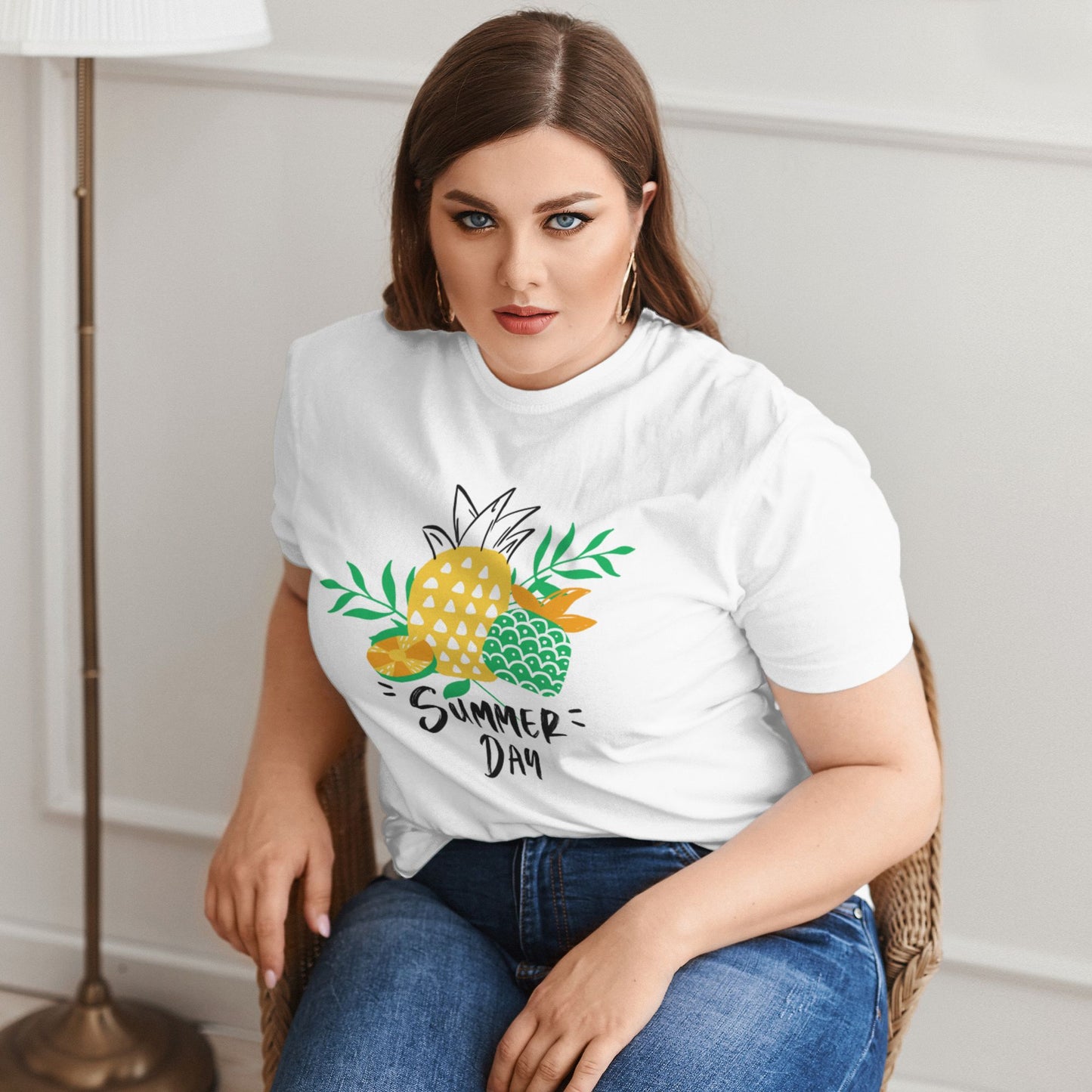Summer Day Women Extra Large Plus Size T Shirts