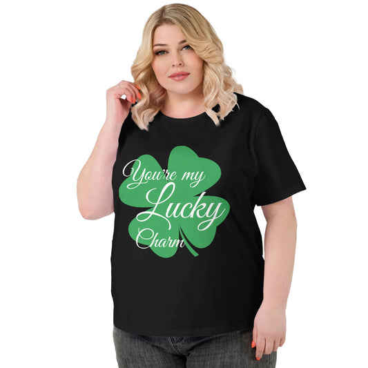 Four Leaf Clover Extra Large Plus Size T Shirts For Women