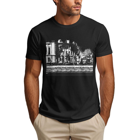 Architectural Design Men's Short Sleeve Cotton T-Shirt