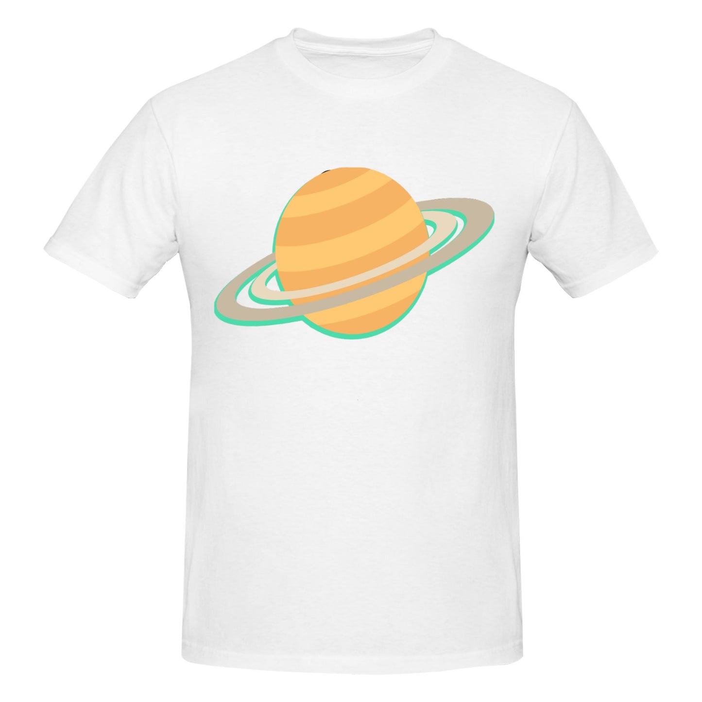 Saturn Short Sleeve Cotton T-Shirt For Men