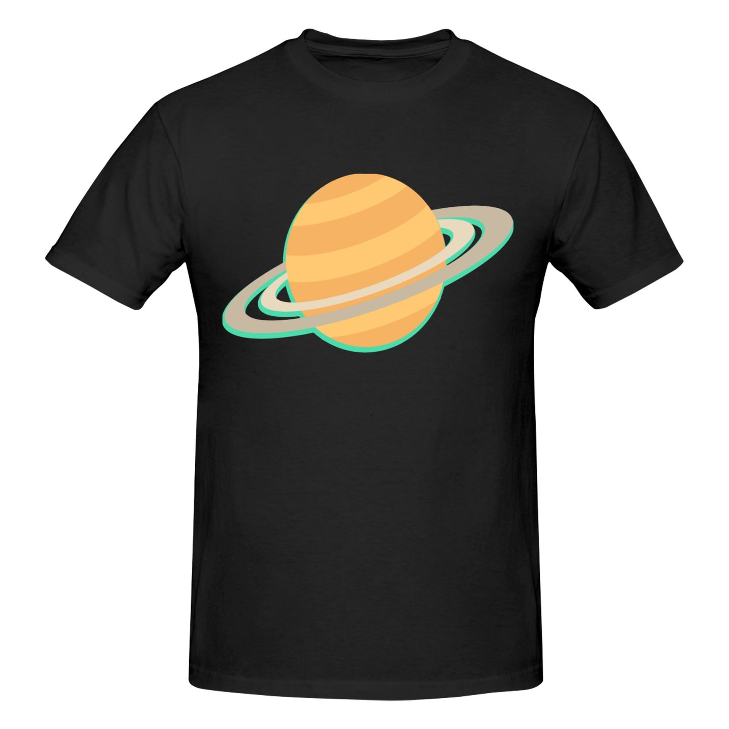 Saturn Short Sleeve Cotton T-Shirt For Men