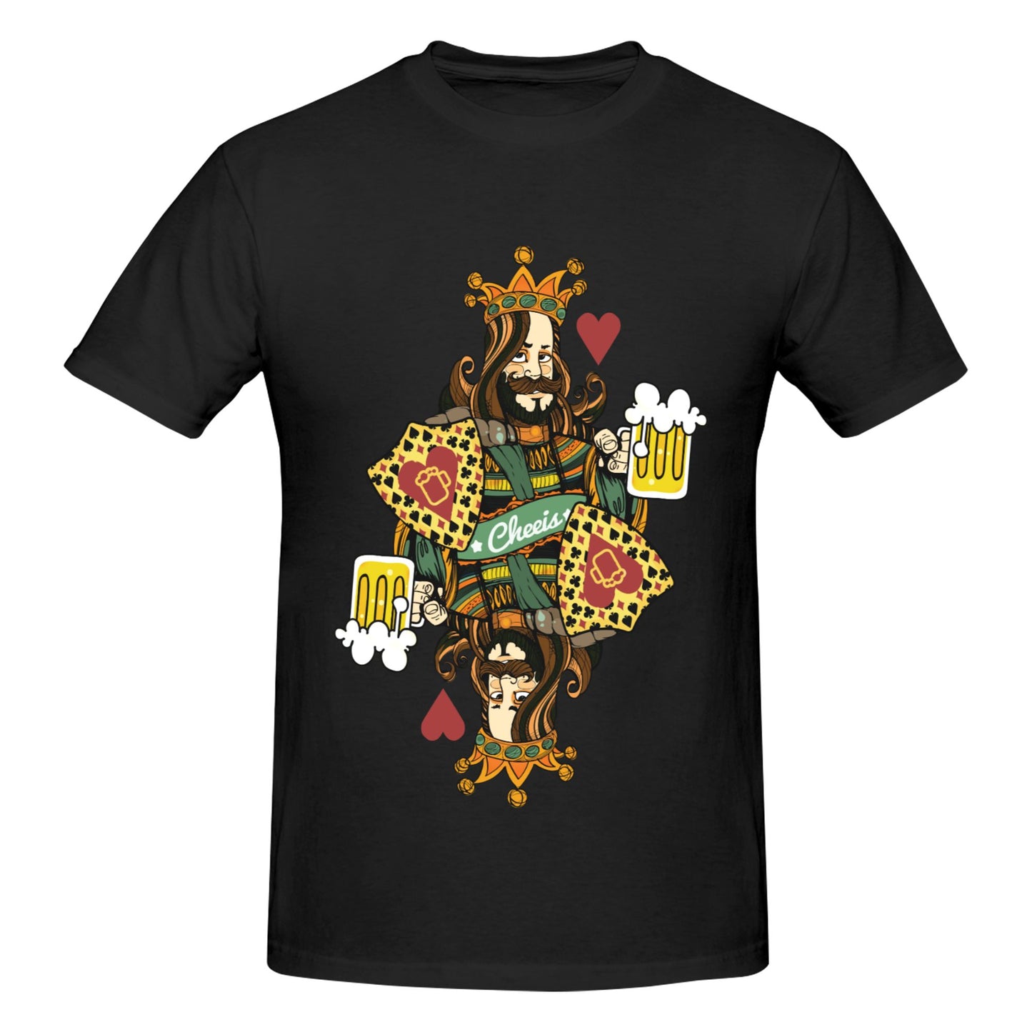 King Of Spades Men's Short Sleeve Cotton T-Shirt