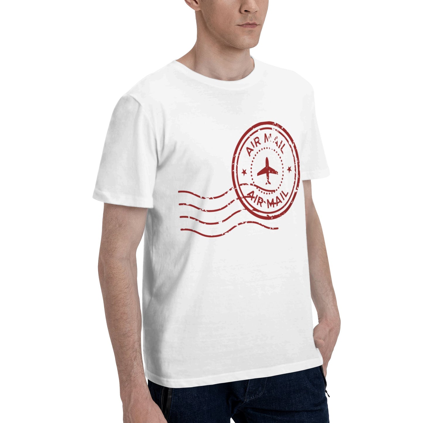 Postmark Short Sleeve Cotton T-Shirt For Men