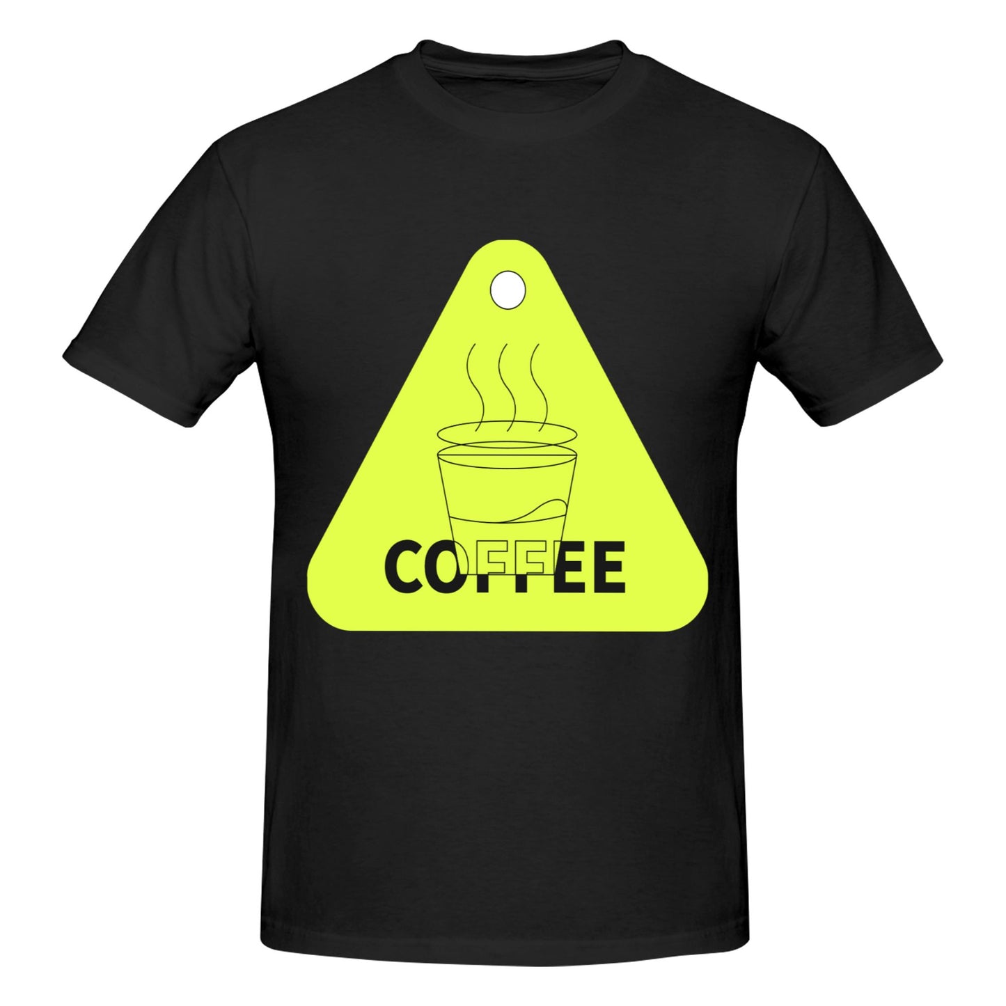 Coffee Time Men's Short Sleeve Cotton T-Shirt