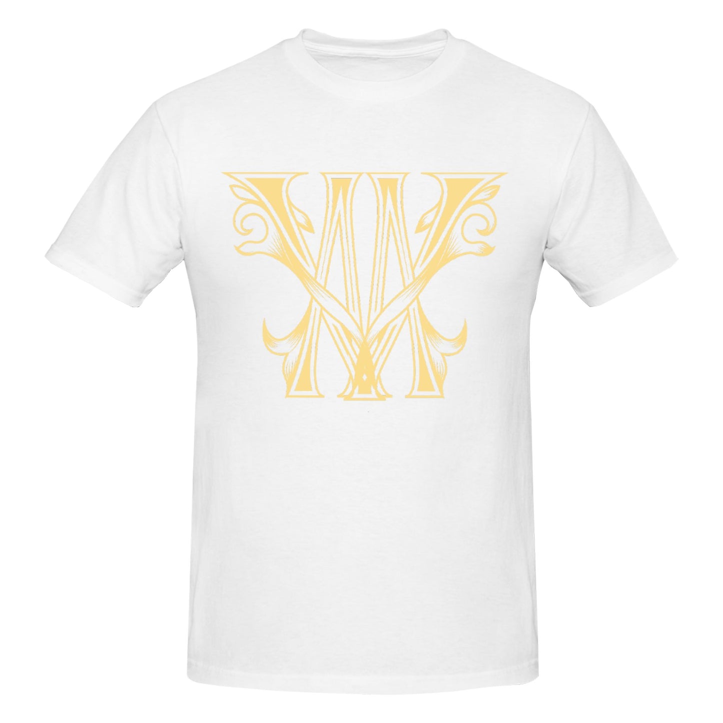 Typography Design Short Sleeve Cotton T-Shirt For Men