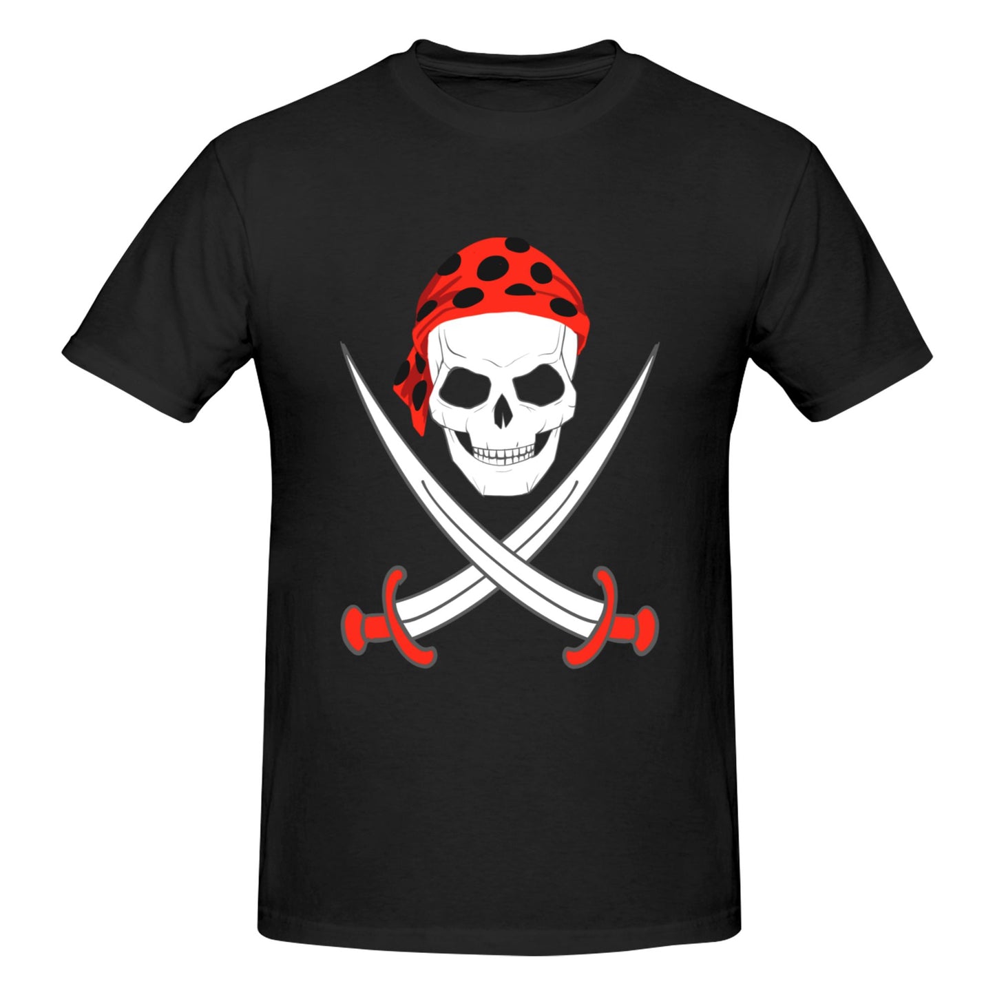 Skull Warrior Short Sleeve Cotton T-Shirt For Men