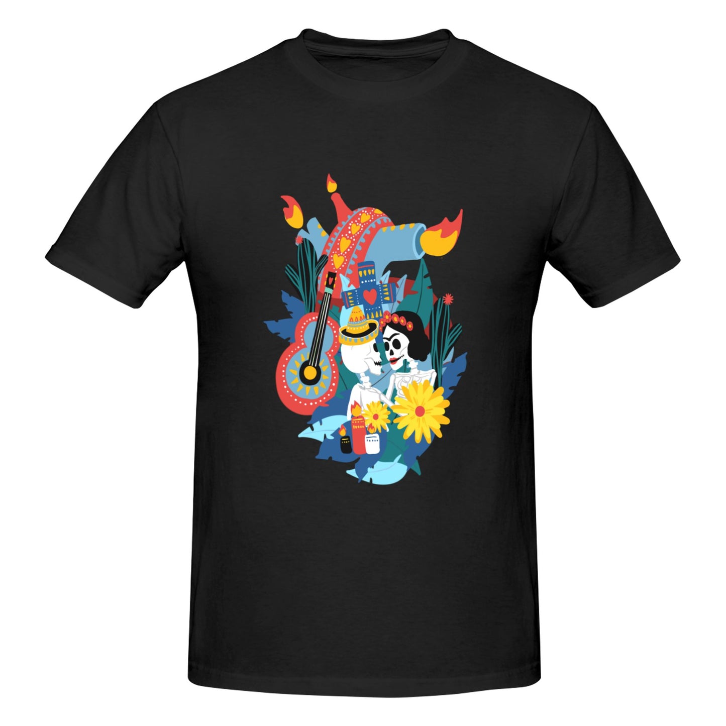 Mexico Printed Short Sleeve Cotton T-Shirt For Men
