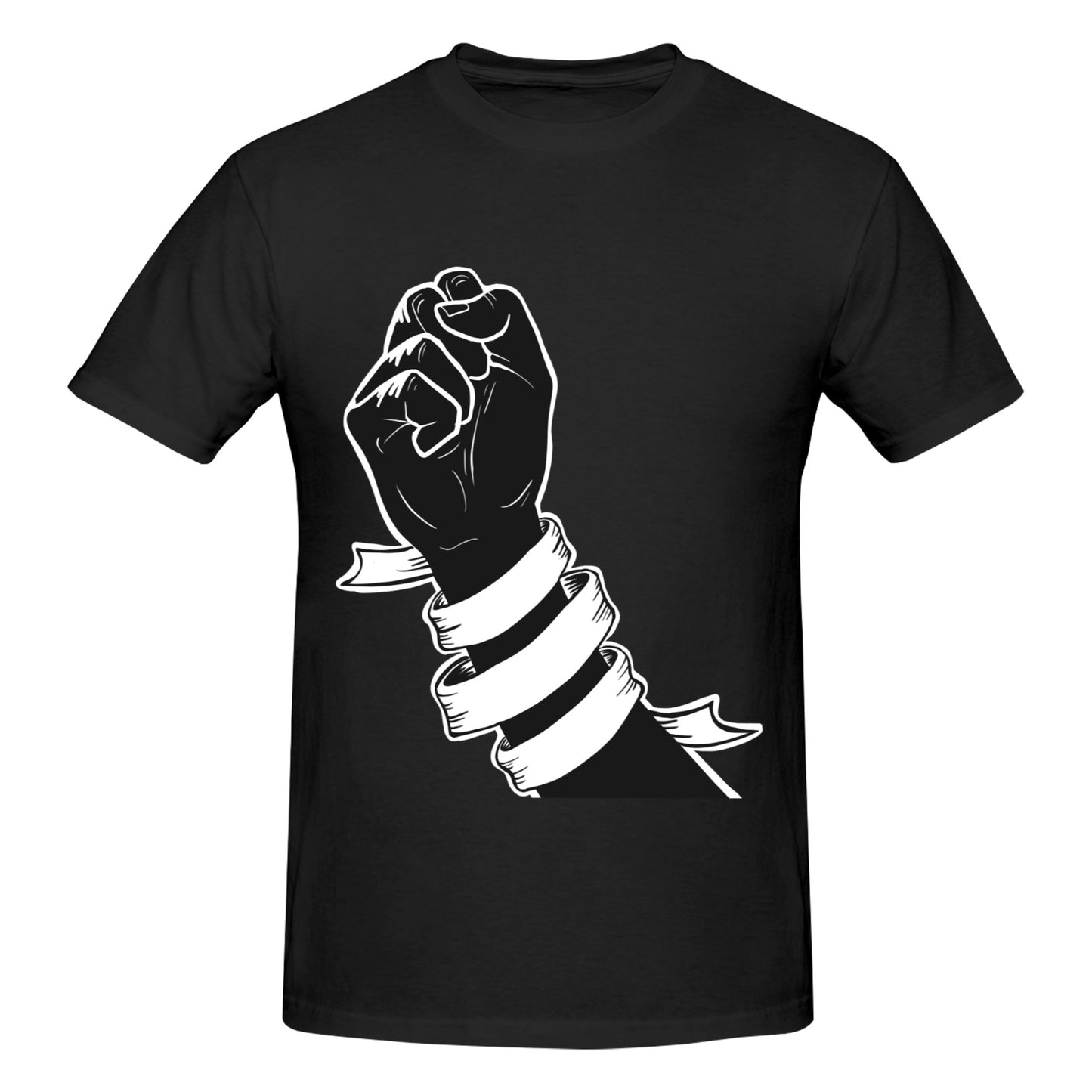 Kung Fu Men's Short Sleeve Cotton T-Shirt