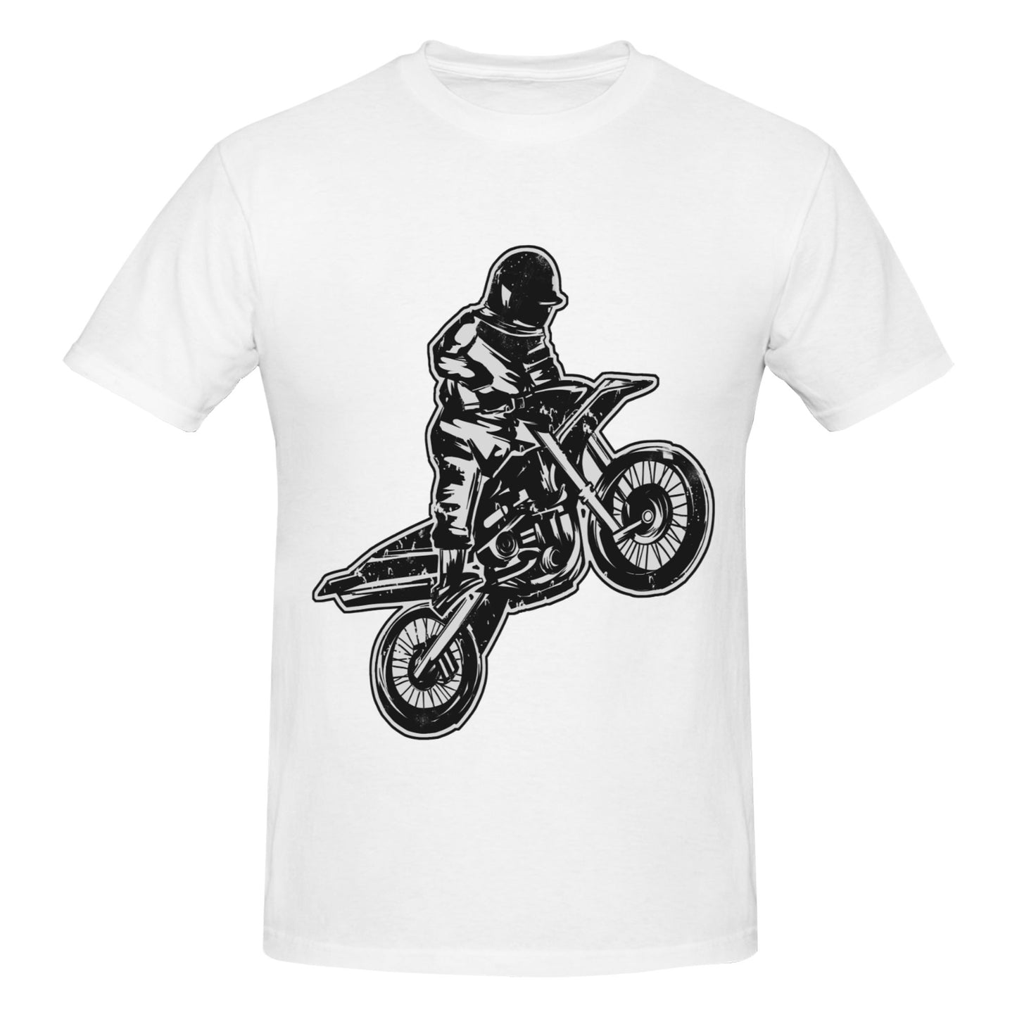 Rider Short Sleeve Cotton T-Shirt For Men