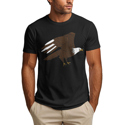 Bald Eagle Men's Short Sleeve Cotton T-Shirt