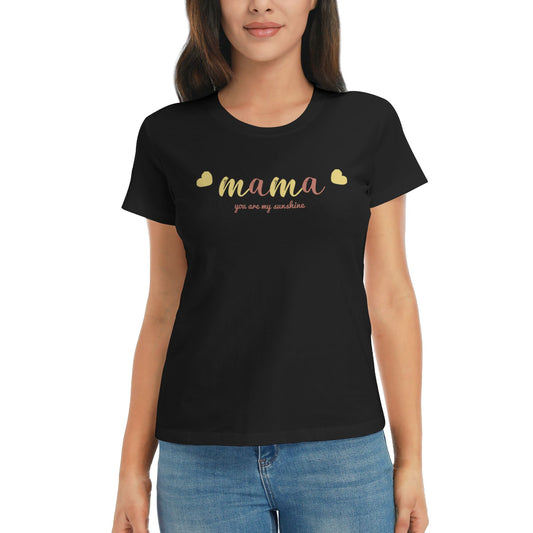 Mama Women's Short Sleeve Cotton T-Shirt