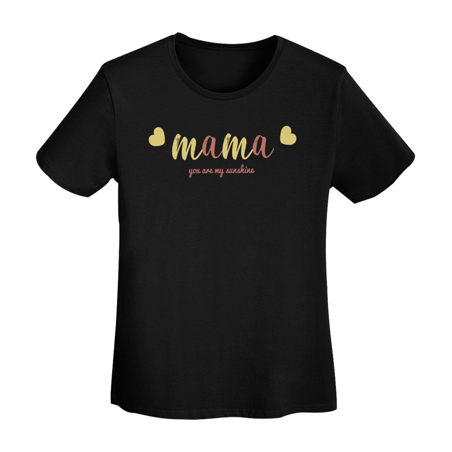 Mama Women's Short Sleeve Cotton T-Shirt