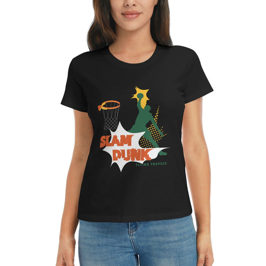 Slam Dunk Women's Short Sleeve Cotton T-Shirt