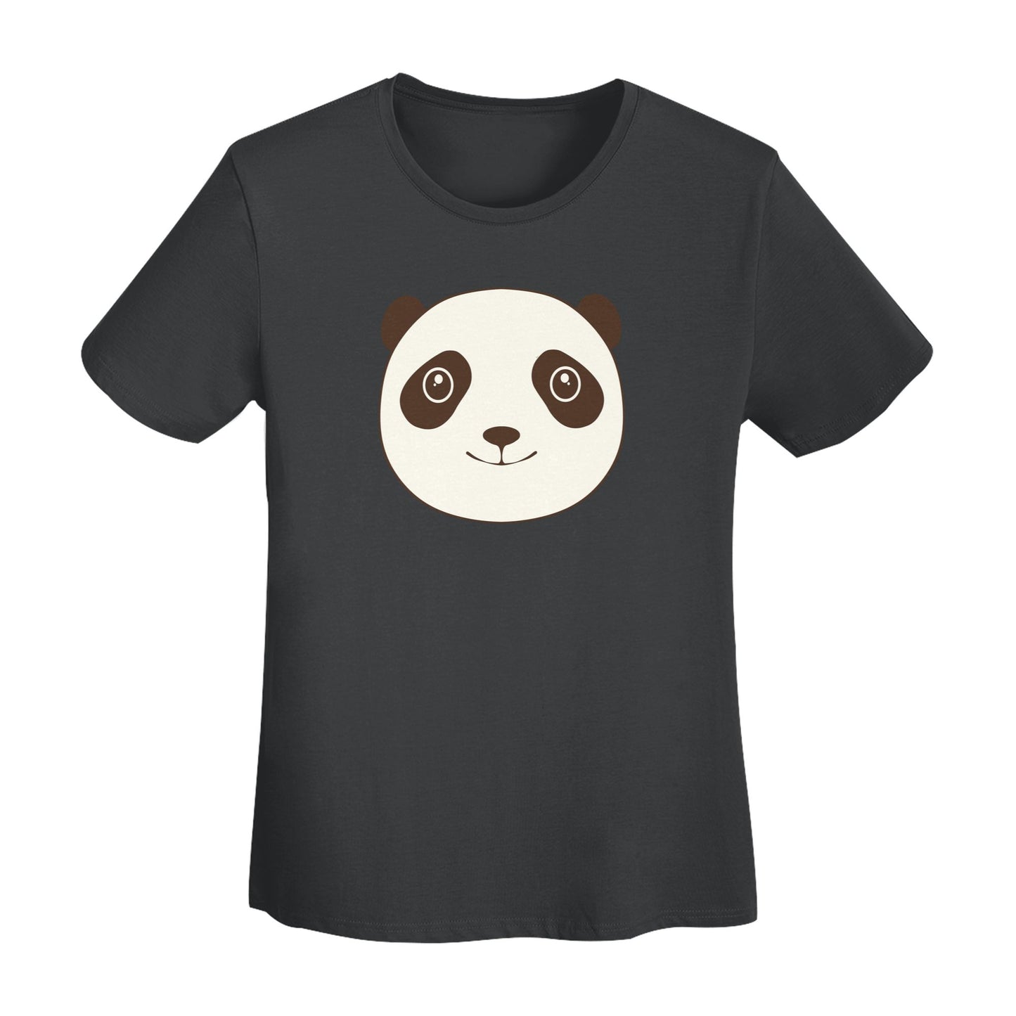 Cute Panda Women's Short Sleeve Cotton T-Shirt