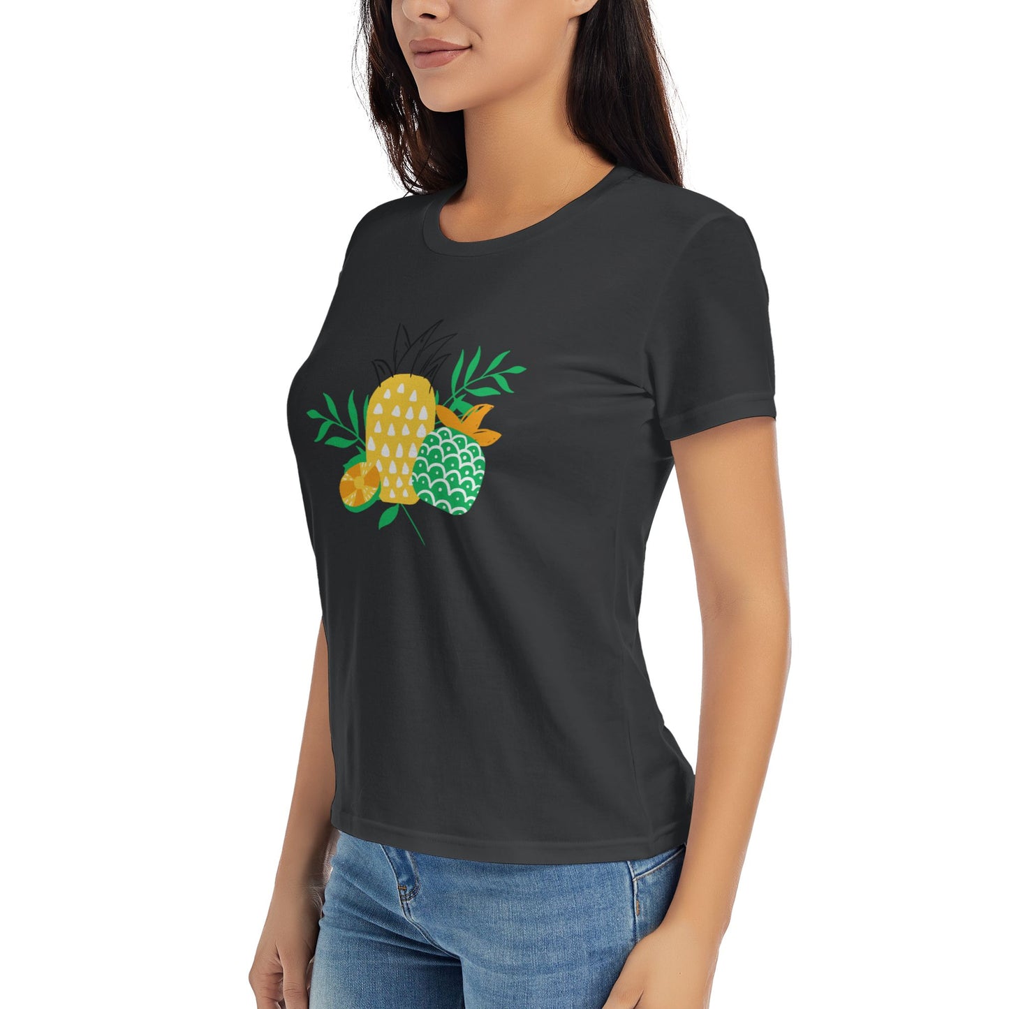 Pineapple Women's Short Sleeve Cotton T-Shirt