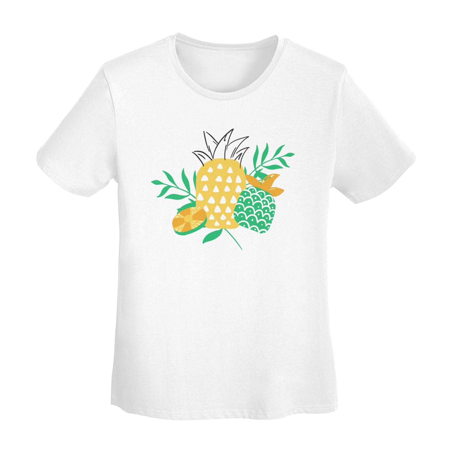Pineapple Women's Short Sleeve Cotton T-Shirt