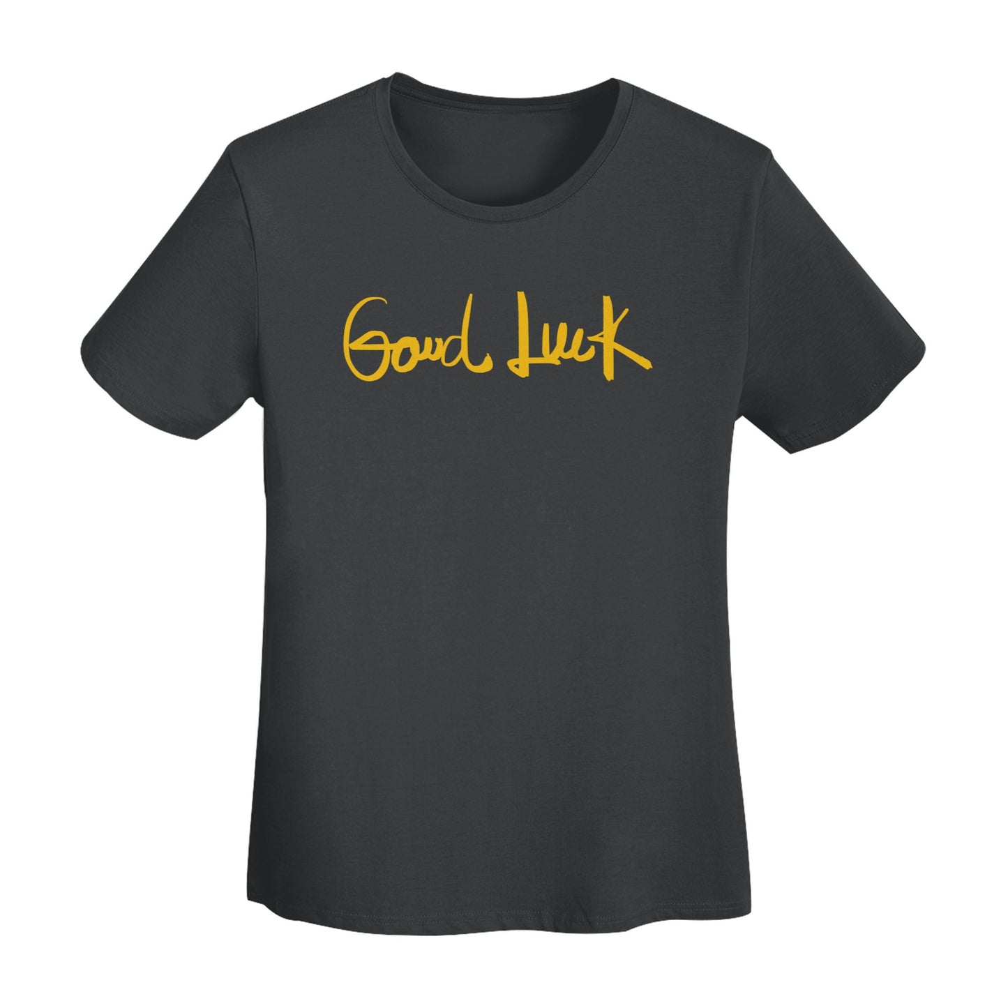 Good Luck Short Sleeve Cotton T-Shirt For Women