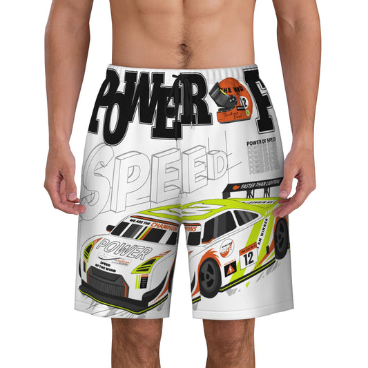 Power And Speed Beach Shorts For Men