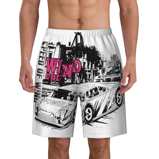 Speed Of Wind Men's Beach Shorts