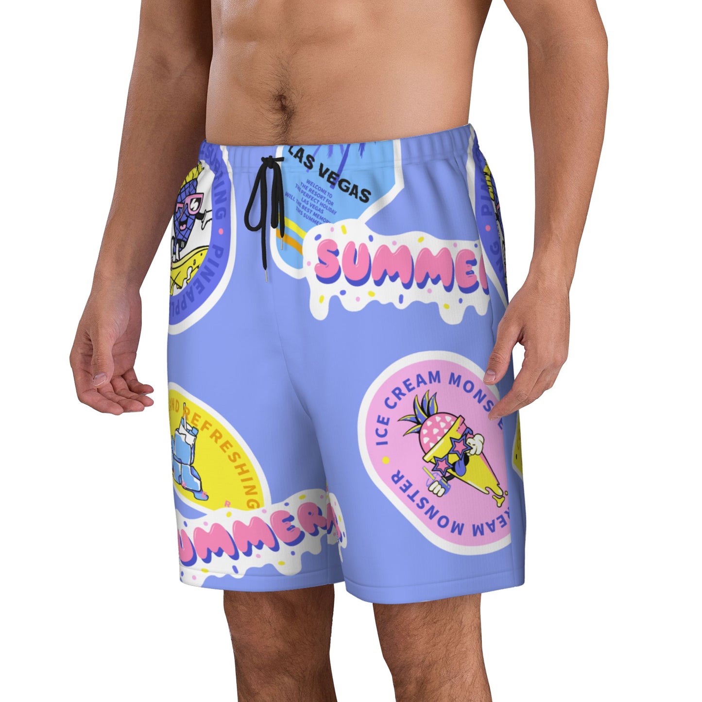 Summer Label Beach Shorts For Men