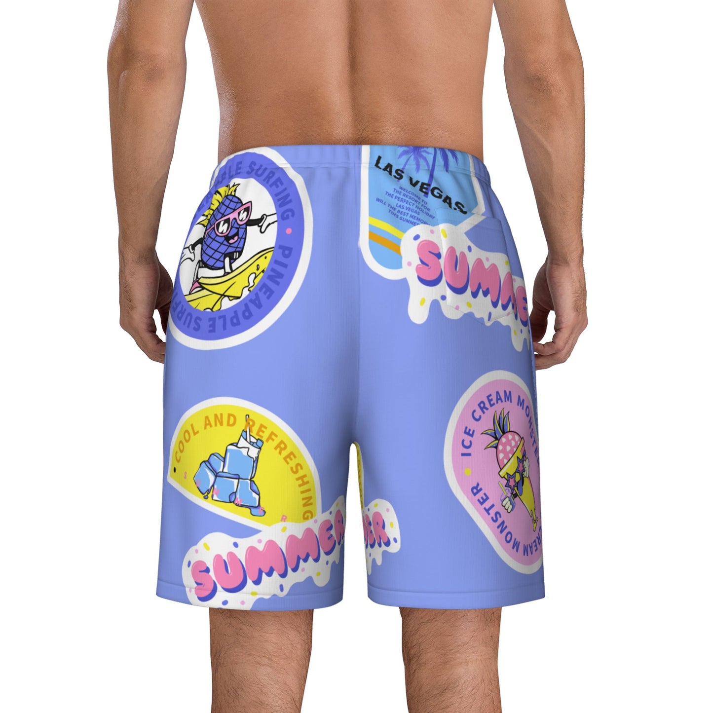 Summer Label Beach Shorts For Men