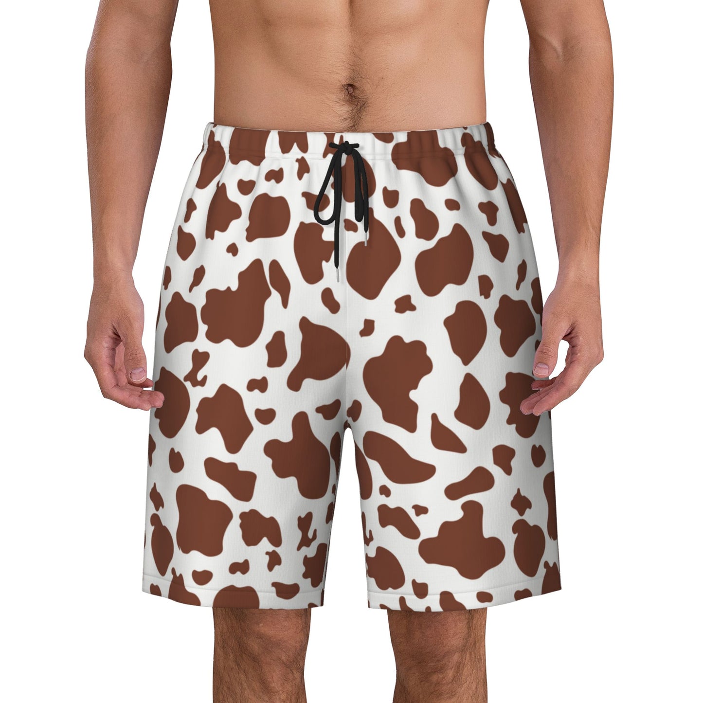 Cow Design Men's Beach Shorts