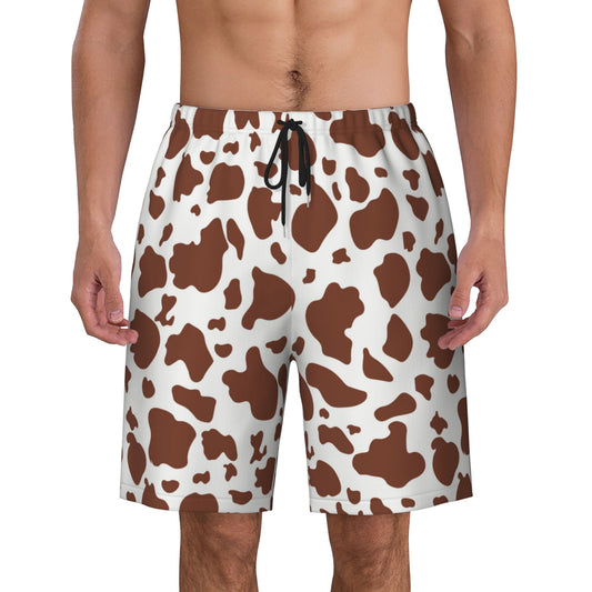 Cow Design Men's Beach Shorts