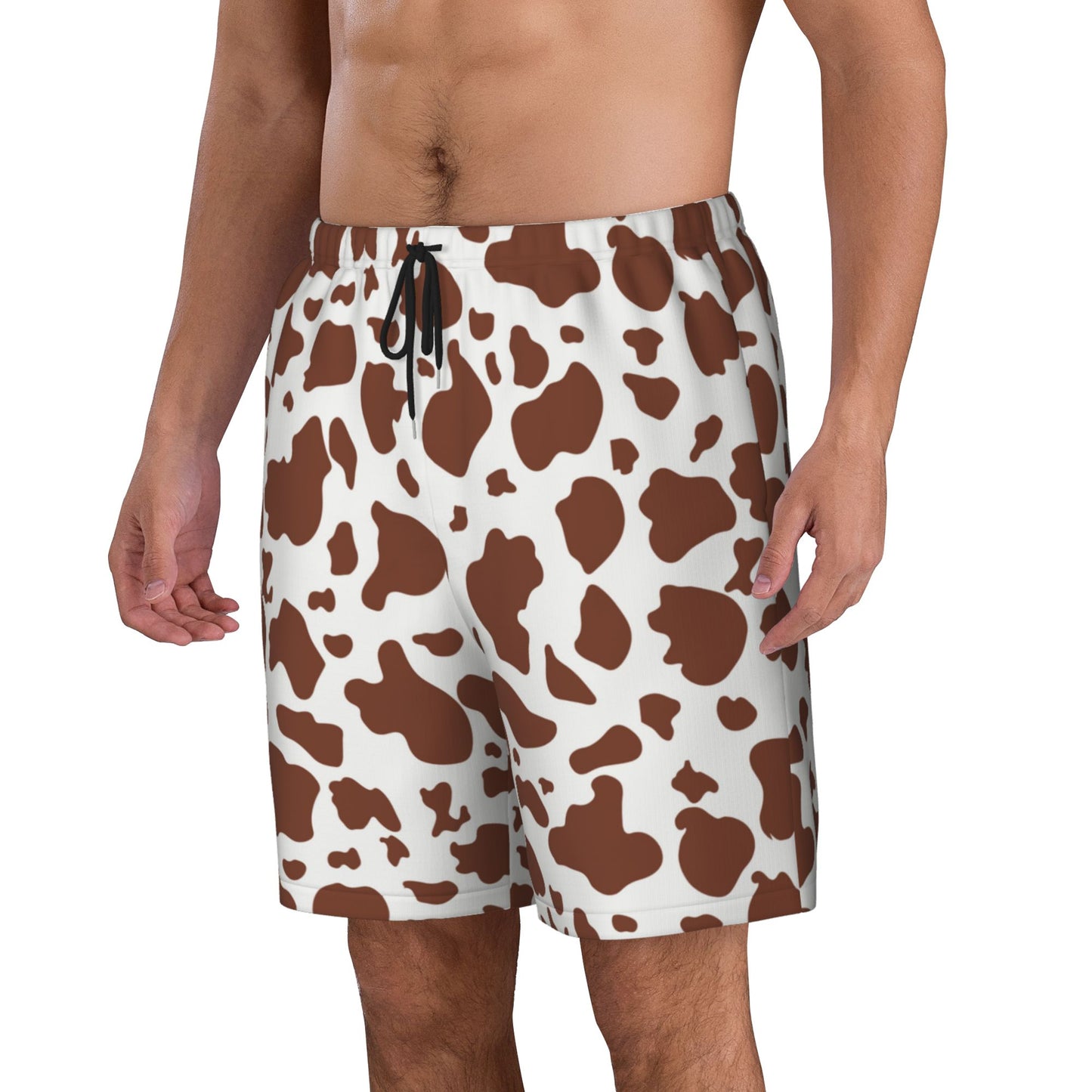 Cow Design Men's Beach Shorts