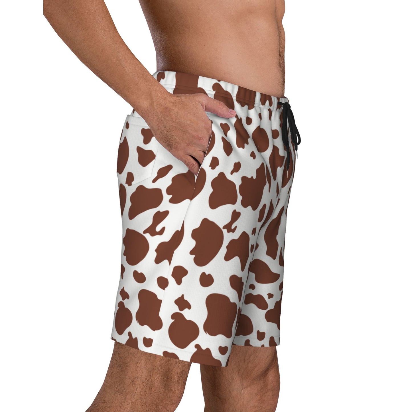 Cow Design Men's Beach Shorts