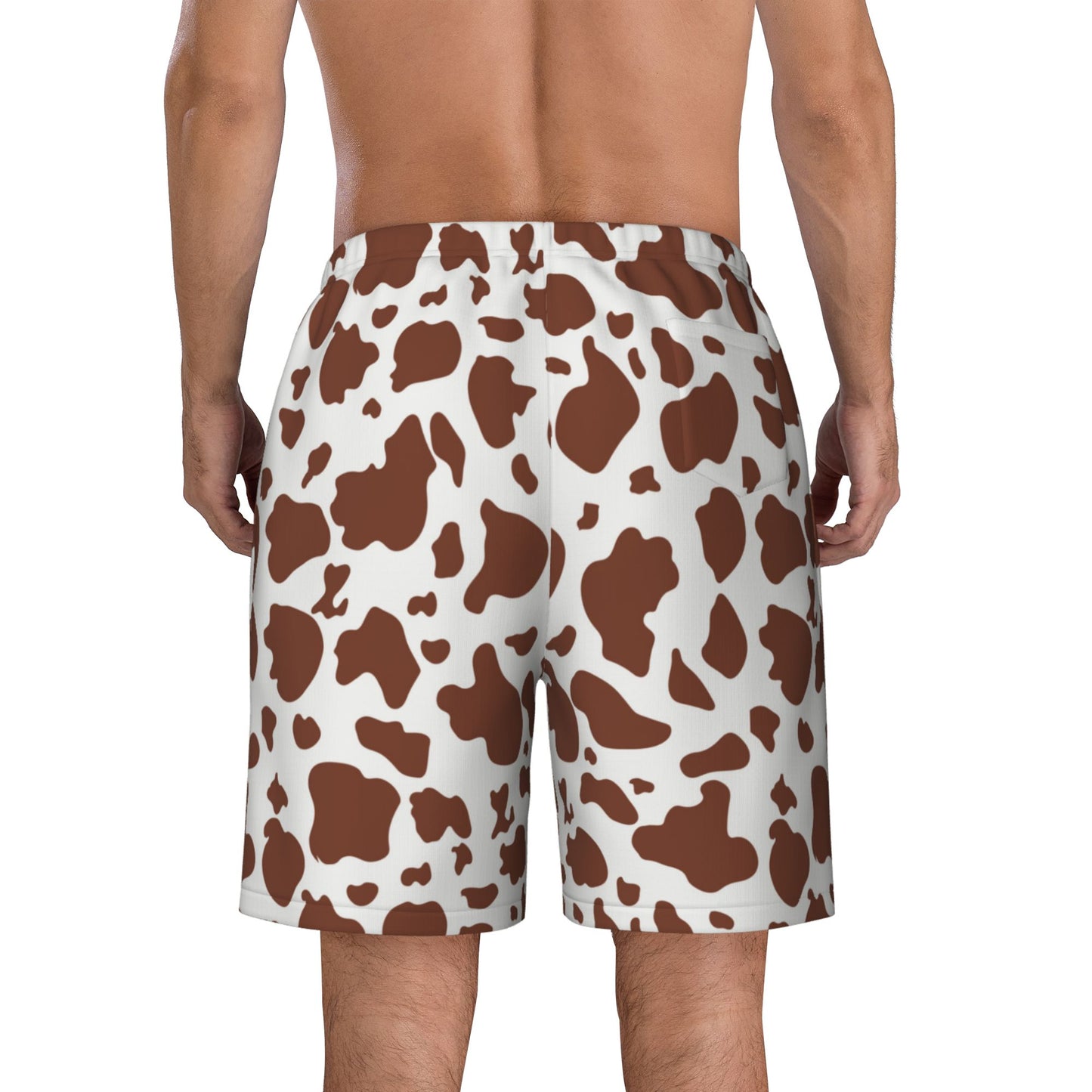 Cow Design Men's Beach Shorts