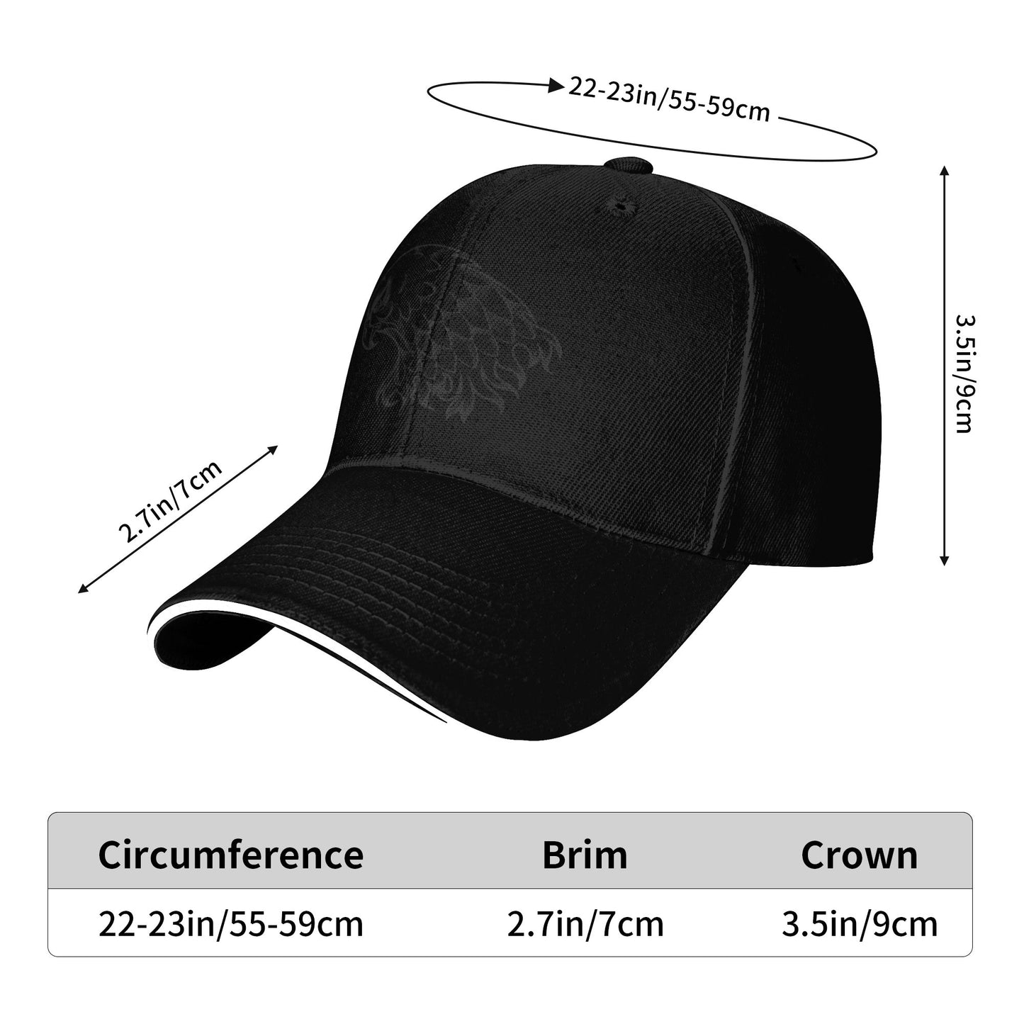 Eagle Design Baseball Caps For Men And Women
