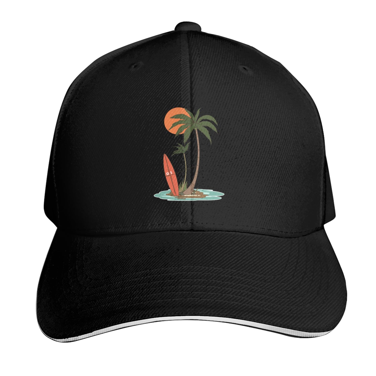 Coconut Tree Baseball Caps For Men And Women