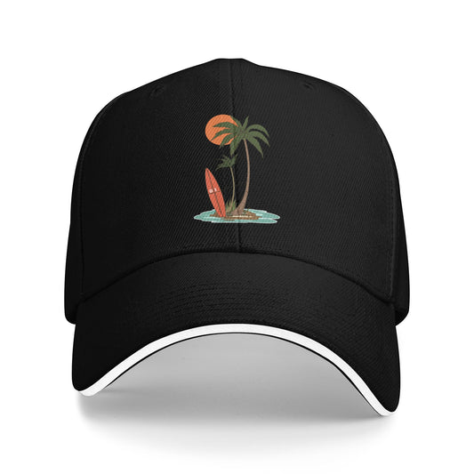 Coconut Tree Baseball Caps For Men And Women