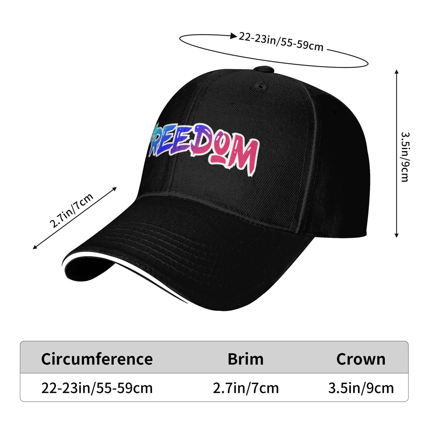 Freedom Baseball Caps For Men And Women