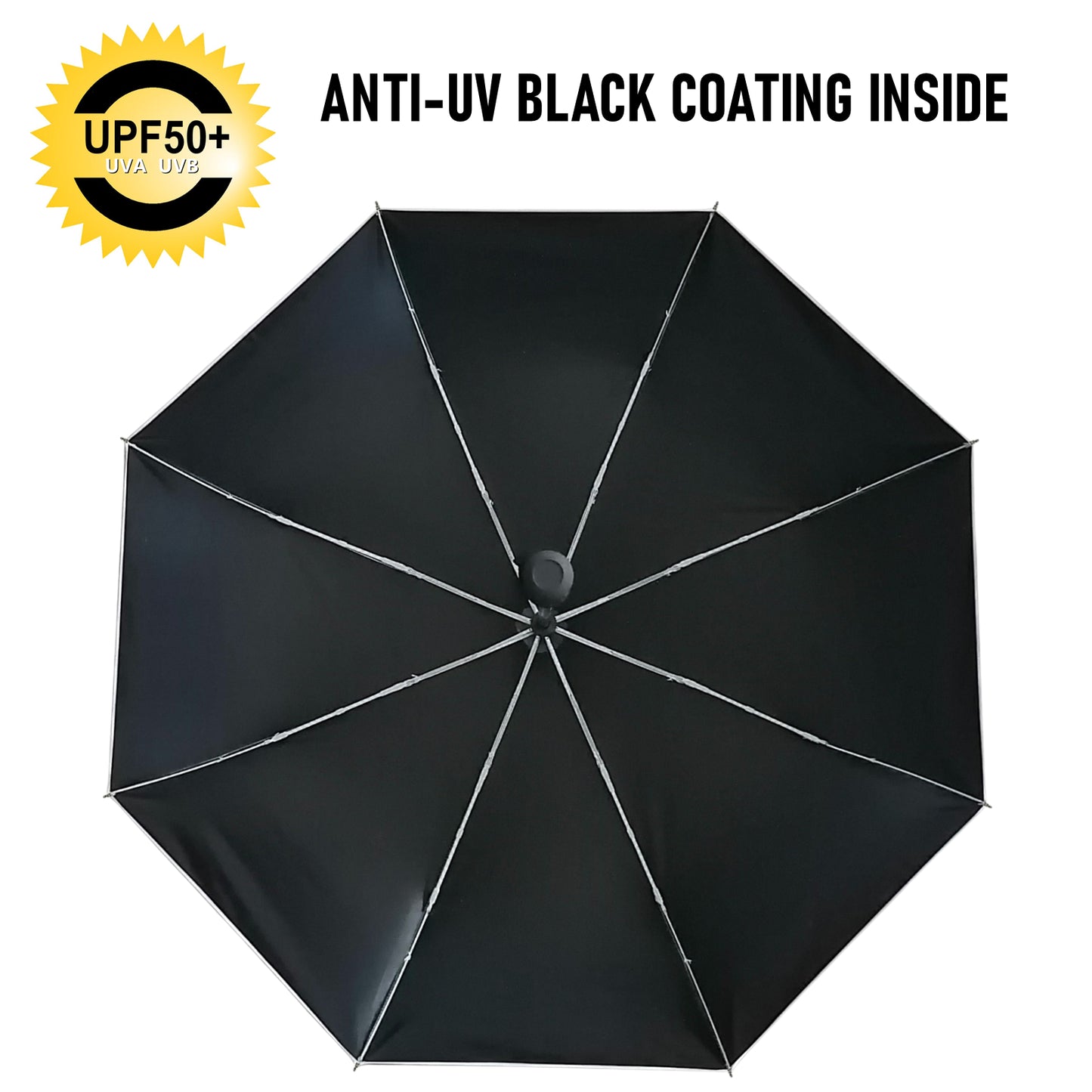 Parapluie pliable compact à imprimé baseball