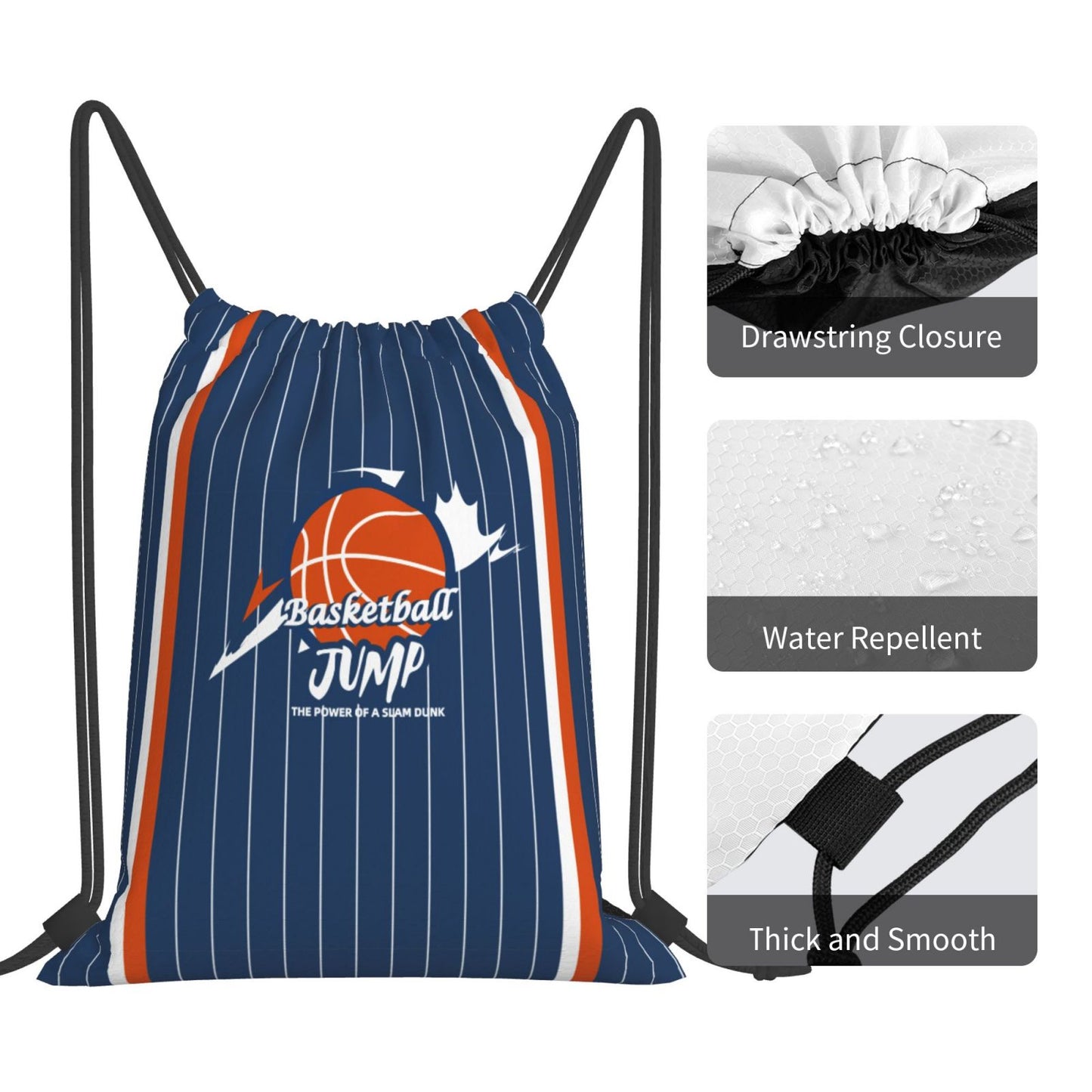 Sac à dos de sport avec cordon de serrage pour le basket-ball
