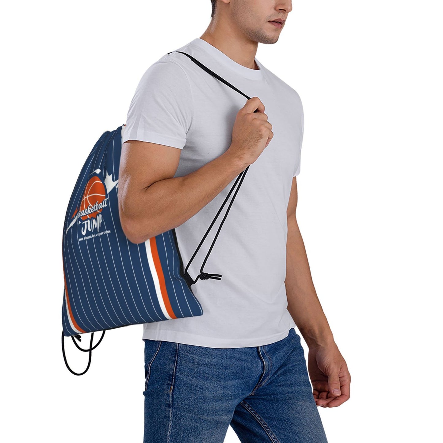 Sac à dos de sport avec cordon de serrage pour le basket-ball