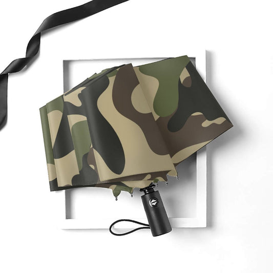 Camouflage Kompakter Faltbarer Regenschirm