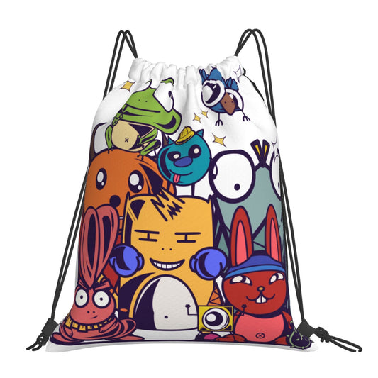 Custom Lightweight Cartoon Drawstring Bag