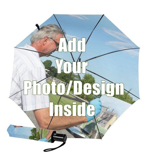 Individuelle faltbare Regenschirme mit Fotodesign im Inneren