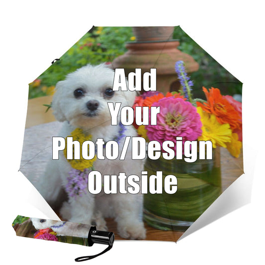 Individuelle Taschenschirme mit Foto- oder Logo-Design