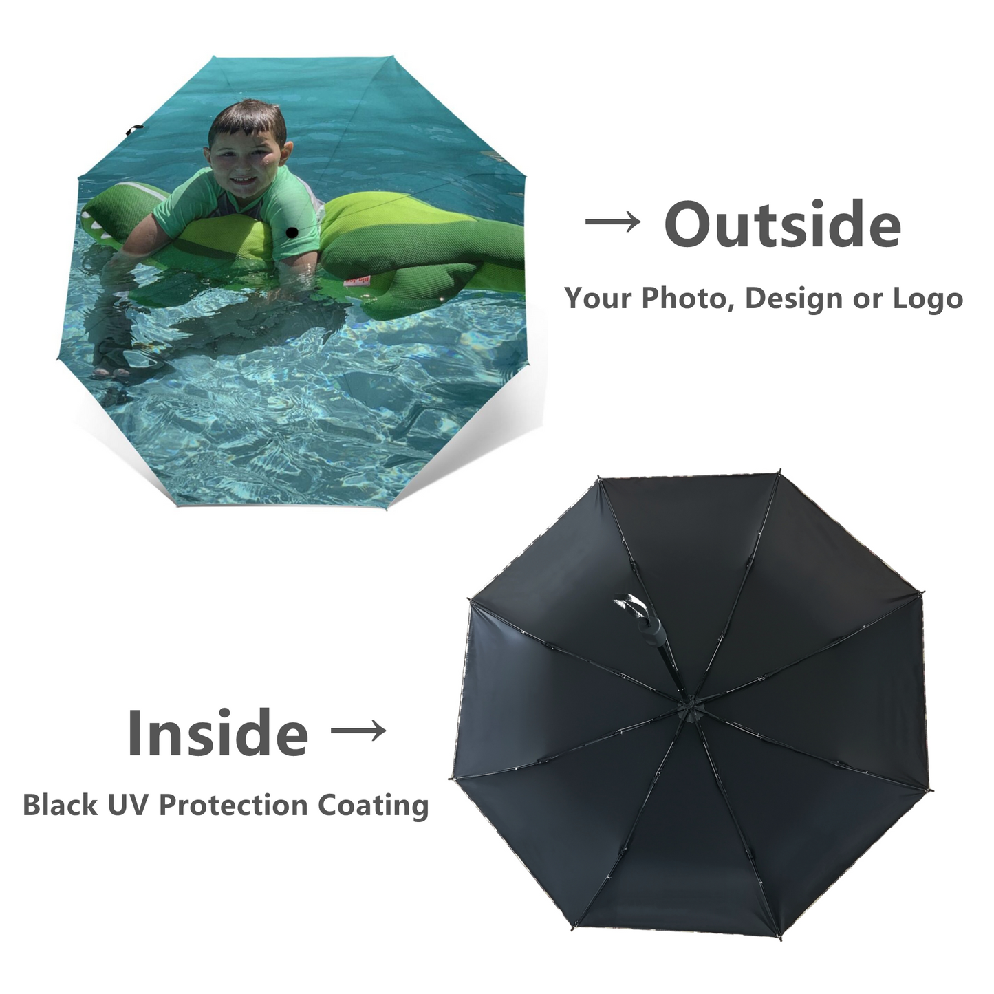 Benutzerdefinierter Mini-Regenschirm mit Design-Logo oder Bild