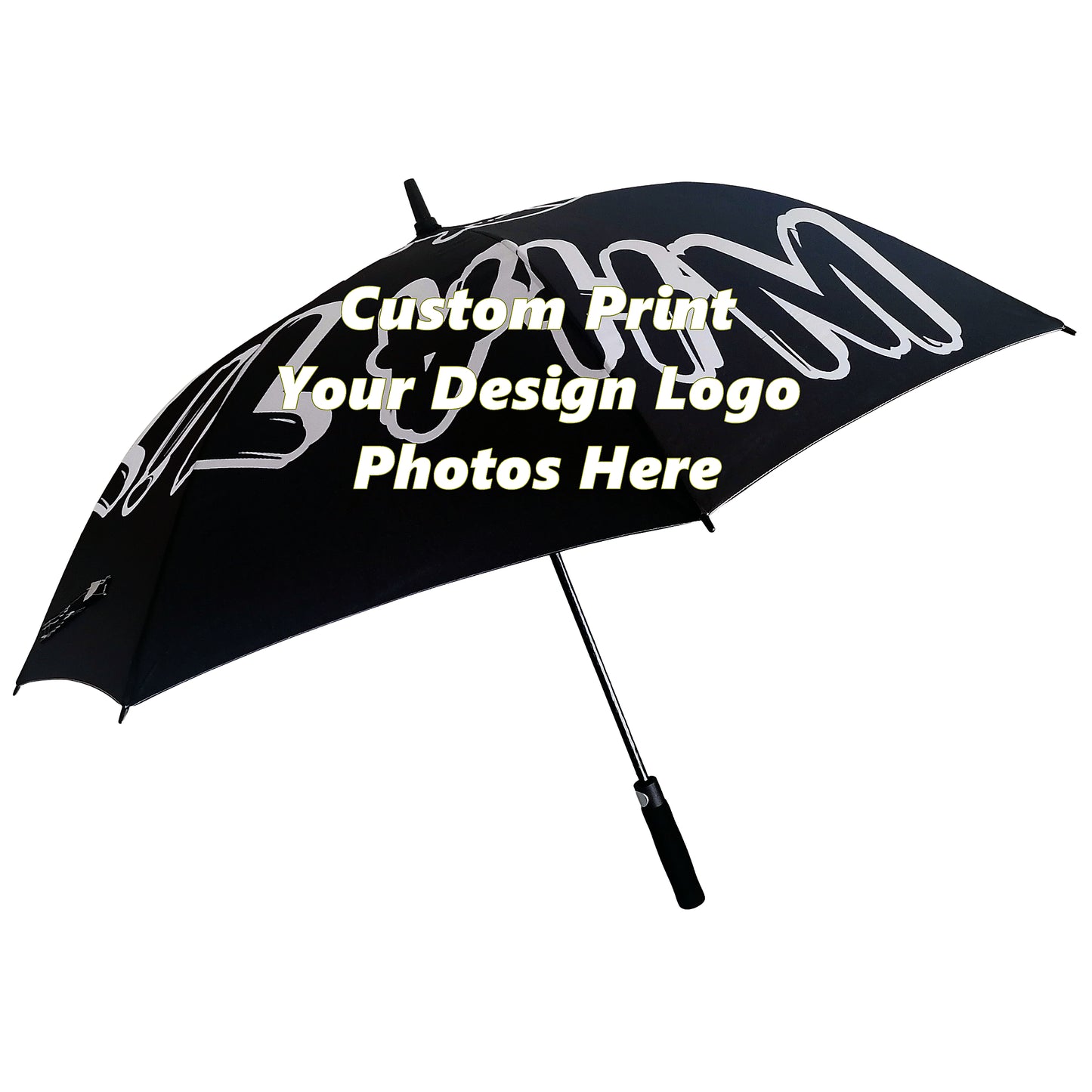 Golfschirme mit individuellem Allover-Print