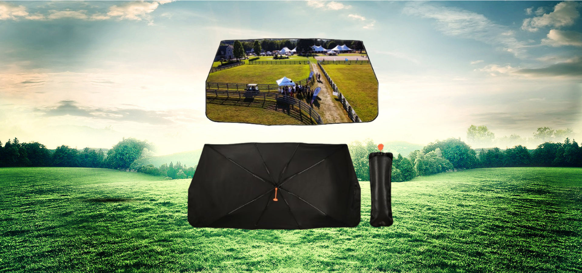 Charger la vidéo : Pare-soleil de pare-brise de voiture personnalisable