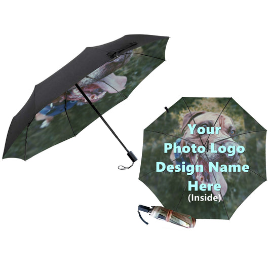Customized Inside Print Compact Umbrella