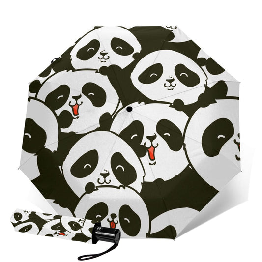 Parapluie de voyage compact panda mignon