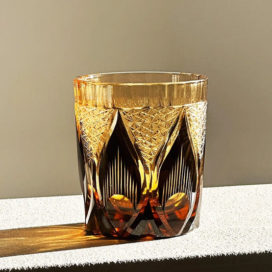 Verre à whisky Kumquat Flame Edo Kiriko