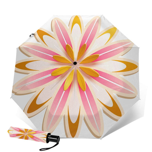 Petit parapluie de voyage à motif floral