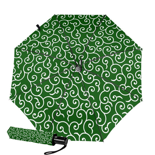 Parapluie pliable avec motif Karakusa à l'intérieur