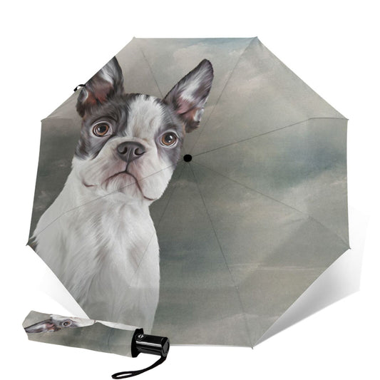 Parapluie pliable imprimé chien adorable